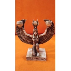Figura y candelabro de Isis...